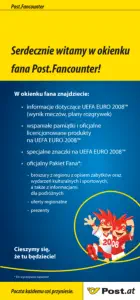 Mehrsprachiger Fremdsprachensatz. Fanartikel zur EURO 2008 der Post.at. Übersetzung Interlingua Wien.